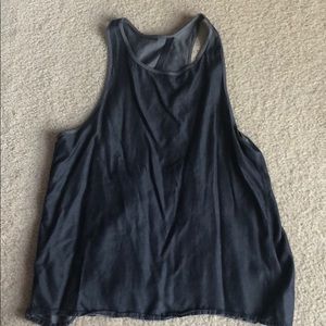 Denim blue lululemon fly away tank